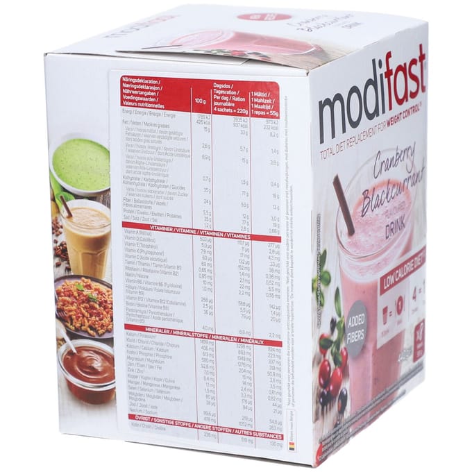 Modifast Intensive - Milkshake - Cranberry - 440 gr