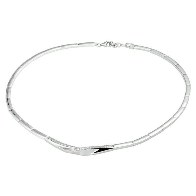 Collier Zirkonia 43 + 3 Cm