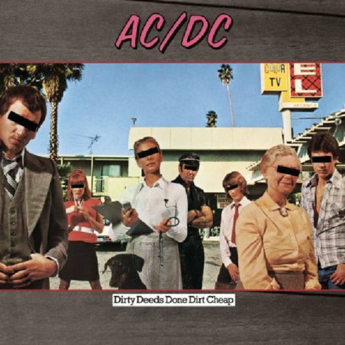 AC/DC- Dirty Deeds Done Dirt Cheap (LP)