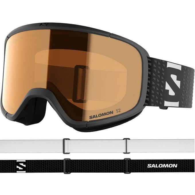 Salomon Lumi Access, skibril, junior, zwart