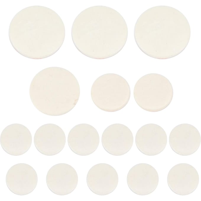 17 Stuks Klarinet Klankgat Pads Bb Klarinet Matten Pakkingen Muziekinstrument AccessoiresM01737 white