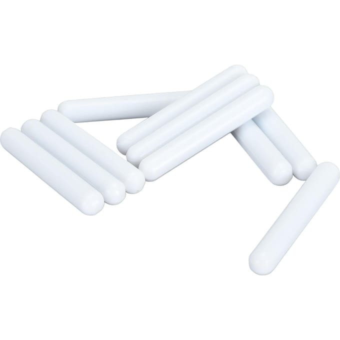 10 stuks Magnetische Roerstaaf Professioneel 60x9mm Coating PTFE Magnetische Roerstaaf voor Laboratorium Wit white