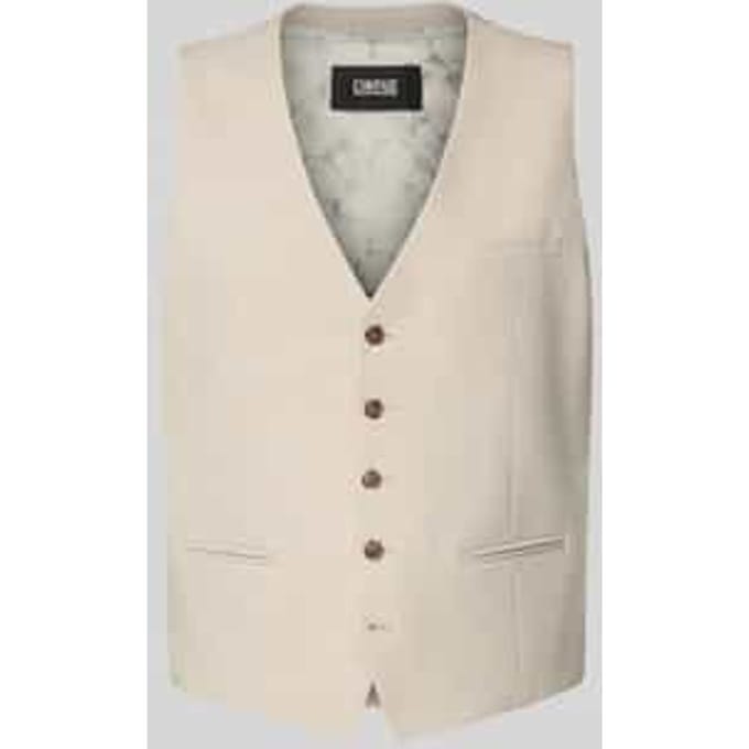 Gilet met paspelzakken model 'Vitra'
