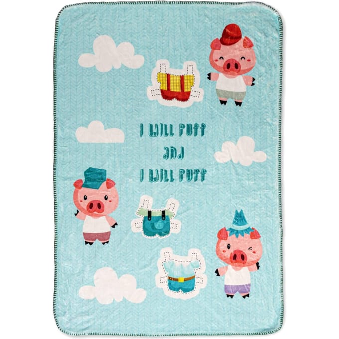 Kinderdeken Piggys | Mr Fox
