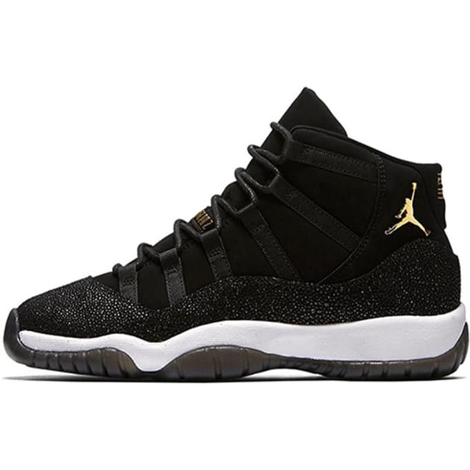 Jordan 11 Retro Heiress Black Stingray GS 852625-030 42 black