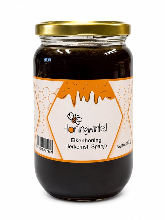 Eikenhoning 900g Spanje Honingwinkel (vloeibaar)
