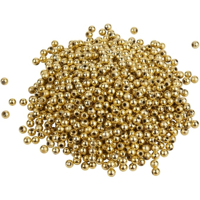 VBS Waskralen, Ø 4 mm, 1.000 stuks - Goud
