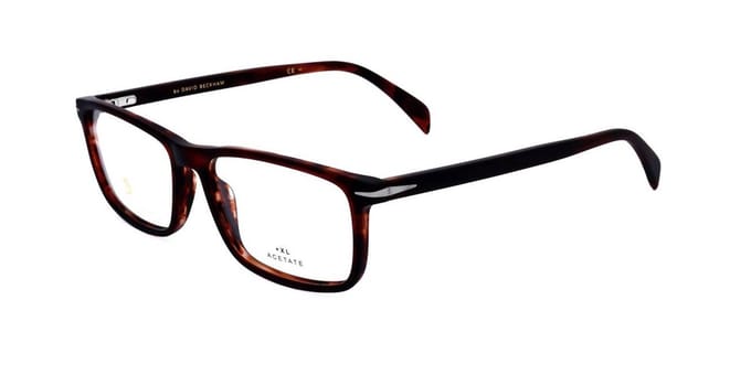 David Beckham DB 1019 Matt striped brown 54/16/150 MAN Brilmonturen