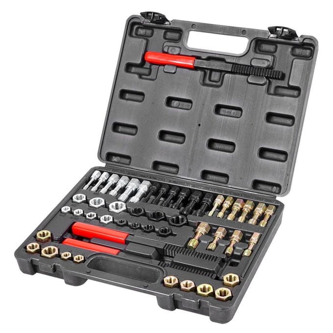 49 STUKS Schroefdraad Schraper Set UNC UNF Metrisch Schroefdraad Hersteller Gereedschap Her threaden