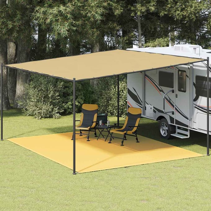 vidaXL - Tenttapijt - 400x500 - cm - beige