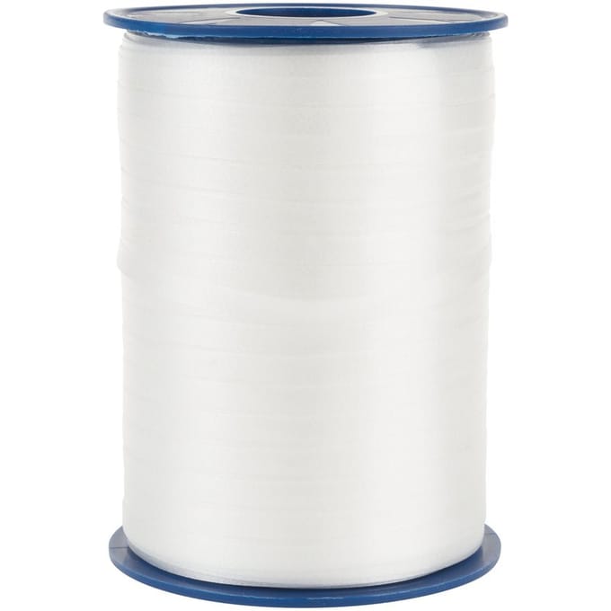 Folat Feestlint 500 Meter Polyester Mat Wit