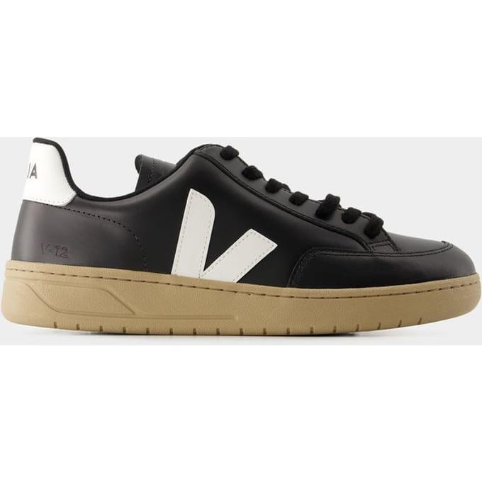 V-12 Sneakers - Veja - Leer - Zwart/Wit