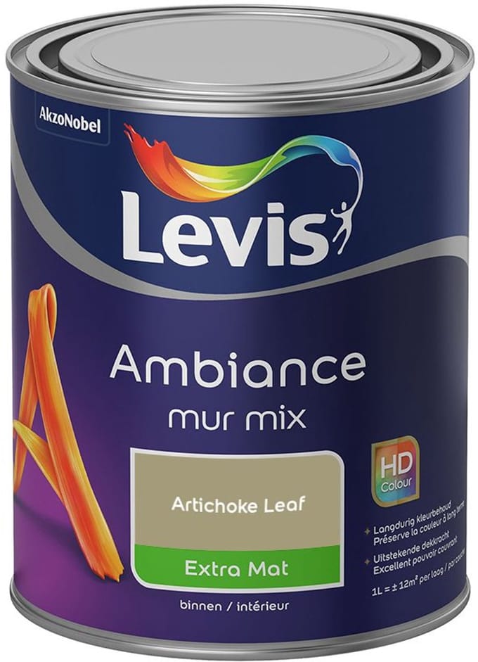 Levis - Ambiance Mur Extra Mat Mix - Artichoke Leaf - Mengverf - 1 L