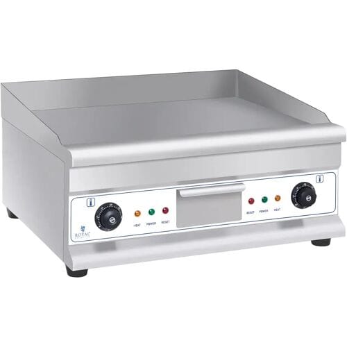 Royal Catering Dubbele elektrische grillplaat - 60 cm - glad - 2 × 3.200 W 10011139