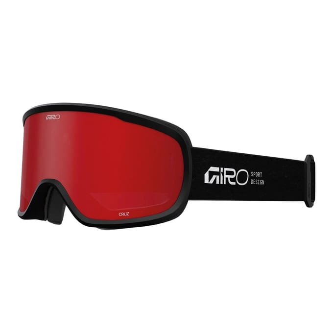 Giro GG CRUZ STACKED BLK AMBER SCARLET Unisex Skibril - Black