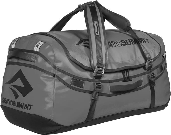 Sea to Summit Sporttas Rugzak Duffle Bag 65L Charcoal Grijs