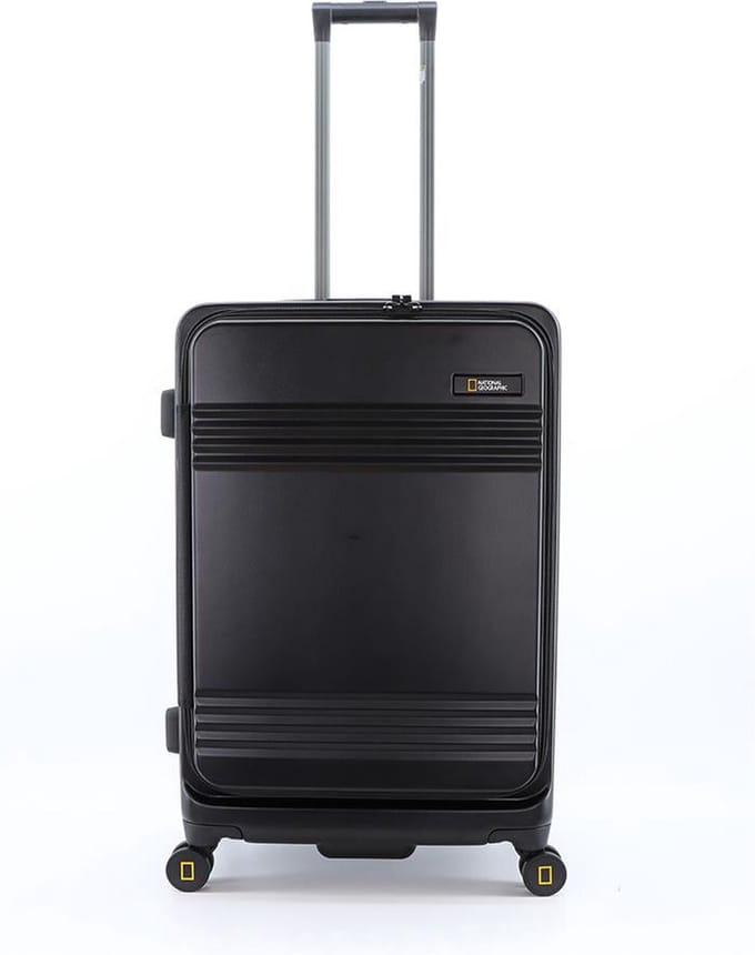 National Geographic Lodge Uitbreidbare Harde Reiskoffer 67,8 cm Medium Zwart - Zwart / Medium
