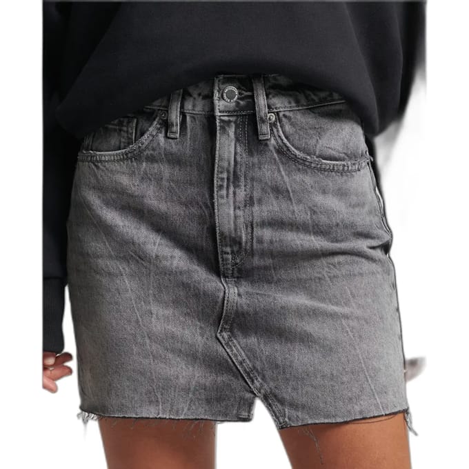Superdry - Vintage denim minirok - Dames - Rokken