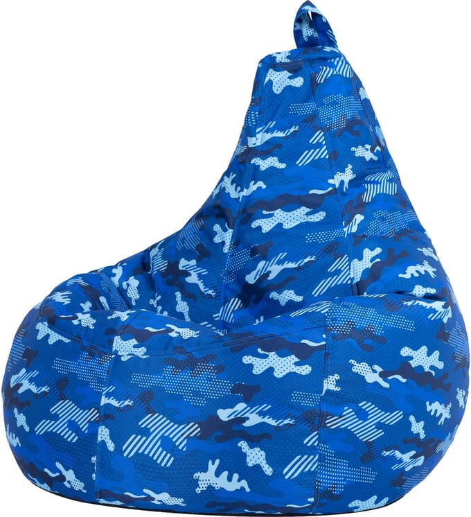 icon - Camo Zitzak - Gaming - Binnen en Buiten - Blauw