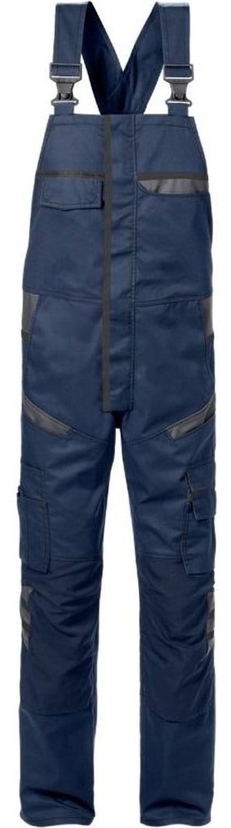 Fristads Amerikaanse Overall 1555 Stfp - Marineblauw/Grijs - C50