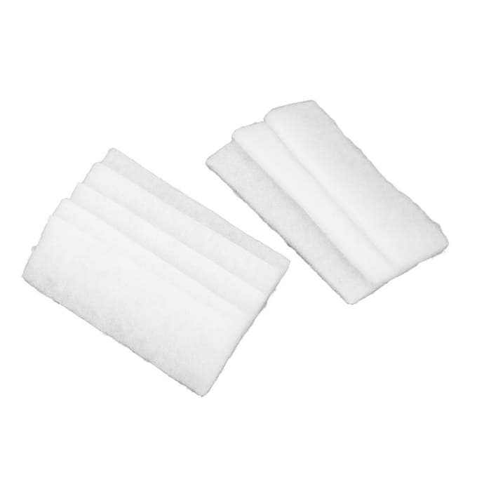 8 STUKS Vervangingsfilter voor 6 Quart Friteuse met ClearCook OdorErase white