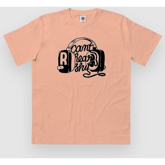 The Dudes Cant Hear Seasonal T-Shirt roze