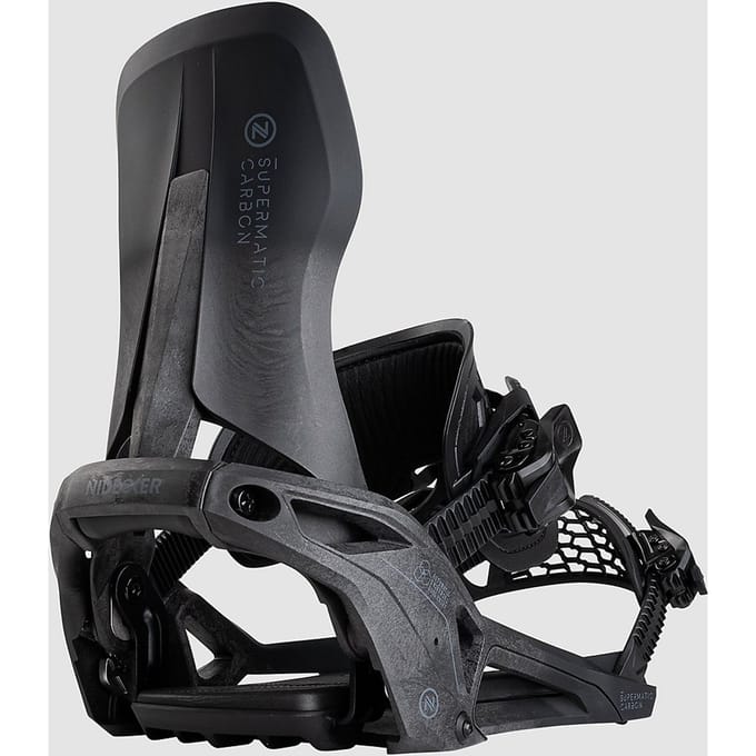 Nidecker Supermatic Carbon 2026 Snowboard Bindingen zwart