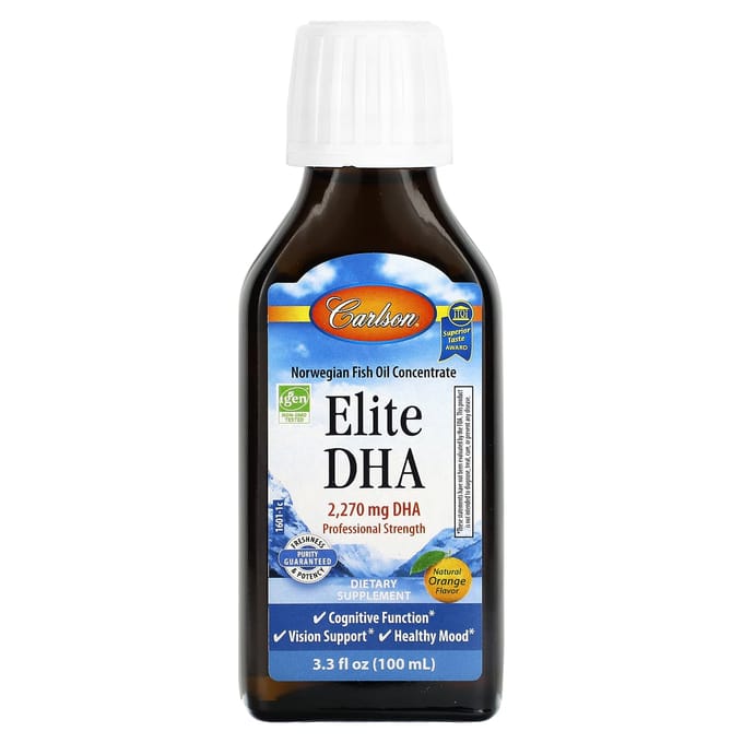 Elite Dha, Natuurlijke Sinaasappel, 2.270Mg, 100Ml(3.3 fl oz)