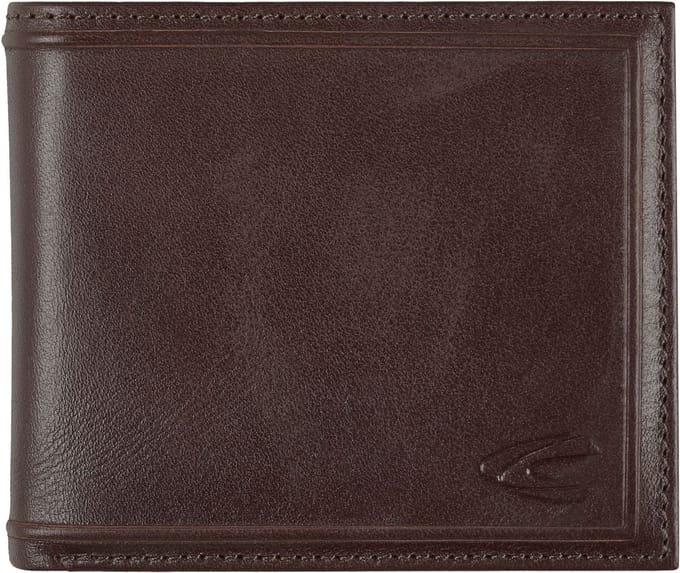 camel active Leren Portemonnee Wood Jeans Wallet Brown Bruine