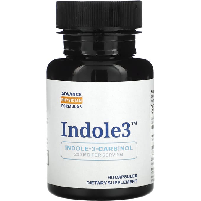 Indool-3-carbinol, 200 mg, 60 capsules