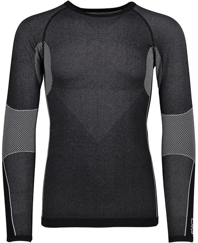 Cmp Underwear Sweat Seamless 3y97800 Lange Mouwen Basislaag Zwart M-L Man