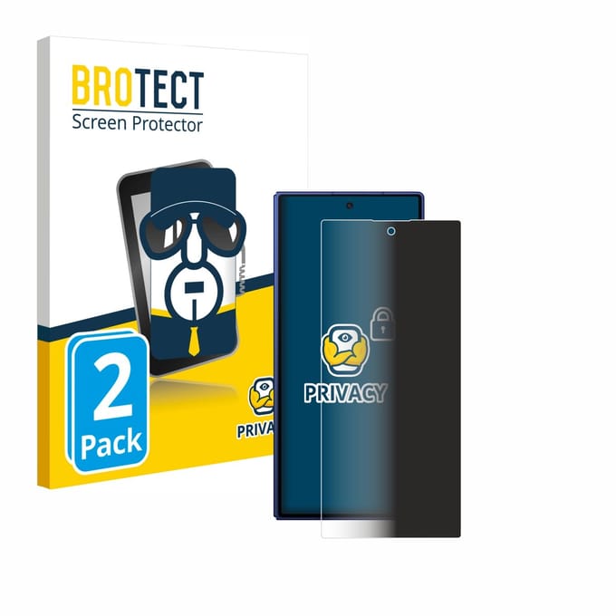 BROTECT - privacy screenprotector voor Samsung Galaxy Z Fold 7 - Folie Beschermfolie Blauwlichtfilter 2 Stuks