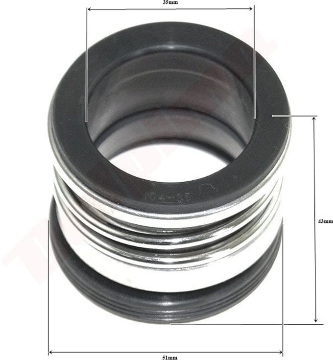 Keerring passend op POMPY WODY 35x51mm 104-35