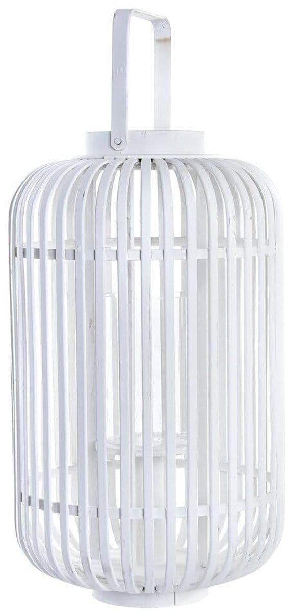 Theelichthouder Bambu Cristal 28 x 28 x 47 blauw