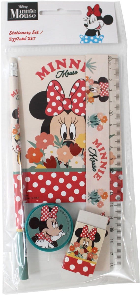 Disney Minnie Floral briefpapier set 5-delig