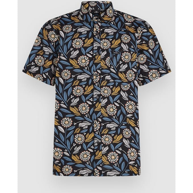 O'Neill Og Eco S/Slv Standard Leaf Shirt patroon