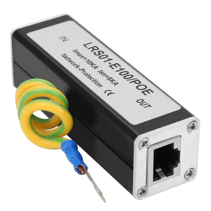 Parafoudre POE pour caméra IP, protection contre les surtensions, réponse rapide aux applications de sécurité
