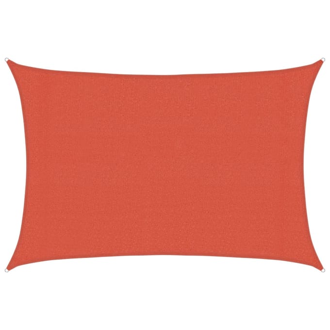 vidaXL - Zonnezeil - 160 - g/m² - 3x5 - m - HDPE - terracottakleurig