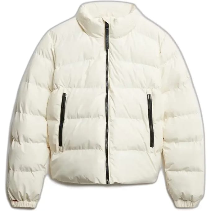 Superdry - Sports pufferjack zonder capuchon - Dames - Gewatteerde jassen