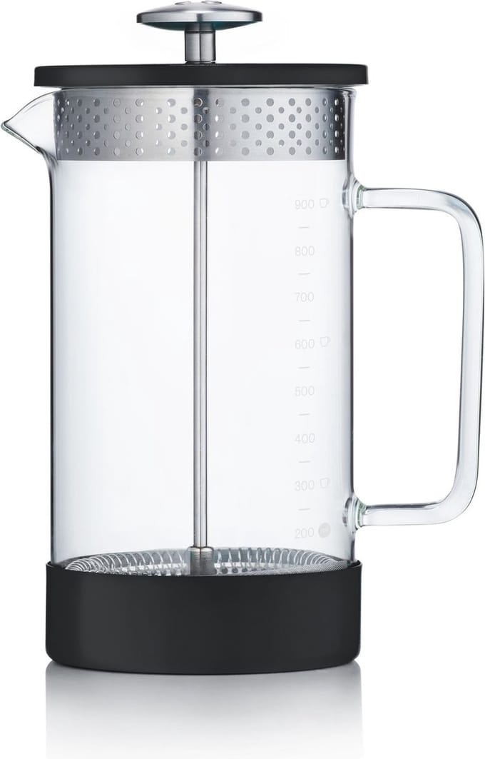 Core Cafetière voor 8 Kopjes, Zwart, Project Waterfall - Barista & Co