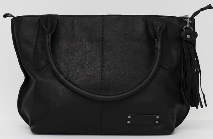 Bag2Bag Stoere Schoudertas | Shopper Ava Black