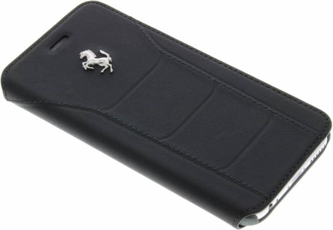 Ferrari 488 Collection Lederen Boekhoesje - voor iPhone 6 / iPhone 6s - Zwart