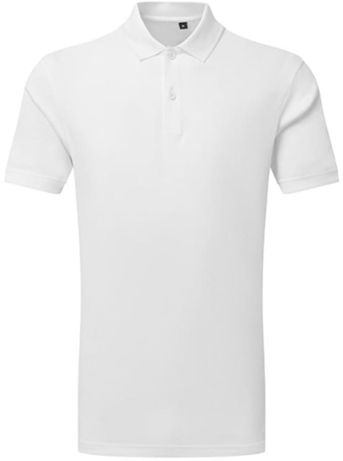 TriDri - Textured Recycled Polo - White maat M