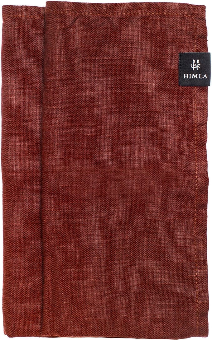 Himla Sunshine linnen servet - 4 stuks - lingonberry