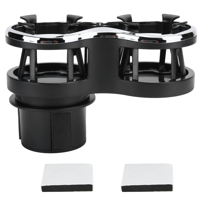 Multifunctionele Auto Bekerhouder 2 in 1 Auto Drankhouder Expander Adapter voor 17oz -20oz Frisdrankblikje black