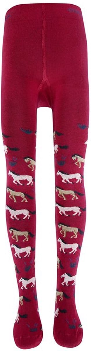 Maillot Ewers - Fuchsia/Rood met Paarden-92/98