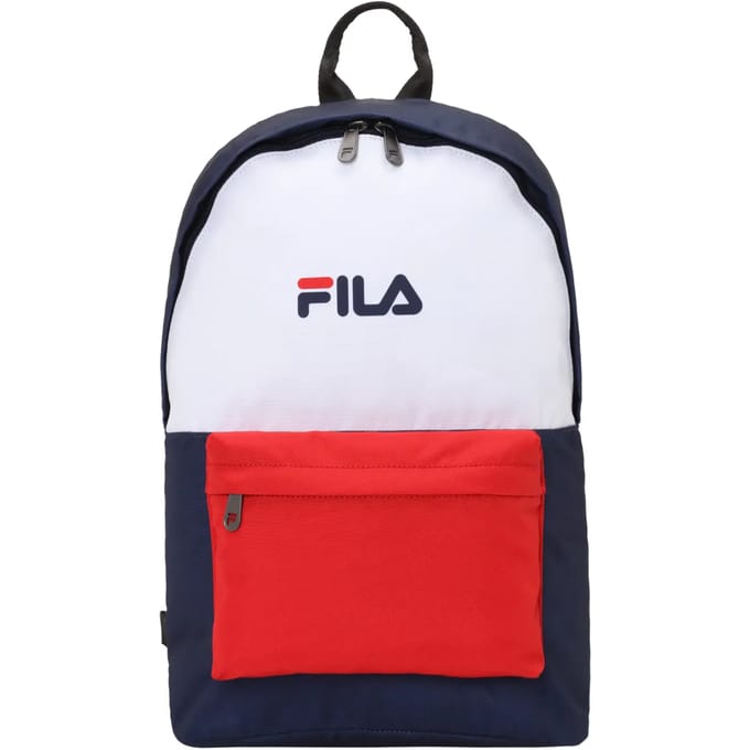 FILA Formosa Backpack S’cool Two Black Iris-bright White-true Red Maat: OS | Rugzakken Outlet | Unisex | Blauw
