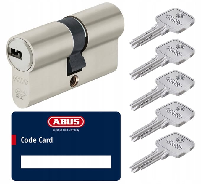 ABUS D10 Cilinder 30/50mm SKG** Klasse C, 5 Sleutels