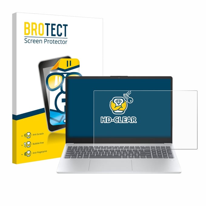 BROTECT - Screenprotector voor HP OmniBook 3 14 14-ha0087nr - Folie Beschermfolie transparant