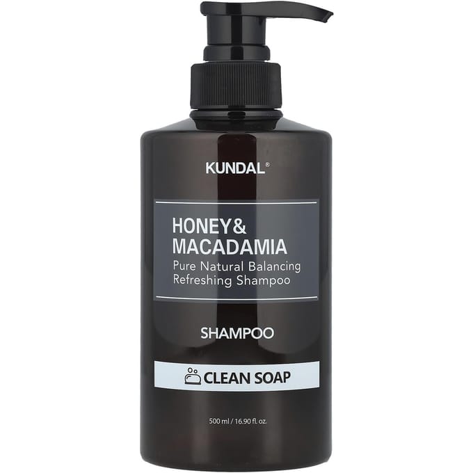 KUNDAL - Honey & Macadamia Pure Natural Balancing Refreshing Shampoo - 12 Types Clean Soap